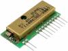 650200997G, Модуль: RF; приемник АМ; OOK; 433,92МГц; -106дБм; 5ВDC; 3мА, AUREL