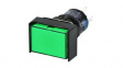 AL2H-M21PG Illuminated Pushbutton Switch Green 2CO Momentary Function LED