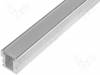 OF-PROFHR-LINE-M, Профиль для LED модулей; плоский; L:1м; алюминий; матовый, OPTOFLASH