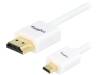 CH0048W Кабель; HDMI 1.4; вилка micro HDMI, вилка HDMI; 1,5м; белый