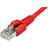 RND 765-00213, Patch Cable, RJ45 Plug - RJ45 Plug, CAT6, S/FTP, 500mm, Red, RND Connect