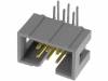 09185067323, Гнездо; IDC; "папа"; PIN:6; угловой 90°; THT; 2,54мм, Harting