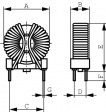 R1405UKS Индуктор, радиальный 56 uH (2x) 3.5 A (2x)