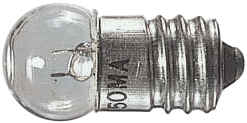 E24002201, Incandescent Lamp E10 2.5 V 200 mA, Bailey