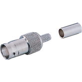 1-1337443-0, BNC cable socket, straight 9524A1311/ 9524A1811/RG-140/RG-210/RG-59B/RG-62A/URM, TE Connectivity