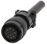 62IN 16A 12 10S/6A 624, Cable socket 10P, Amphenol