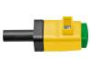 SDK799/GNGE, Зажим лабораторный; желто-зеленый; 300ВDC; 16А; Монтаж: винтами, Schutzinger