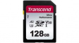 TS128GSDC340S Memory Card, SDXC, 128GB, 160MB/s, 90MB/s