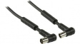 CSGP40120BK30 Coax Cable 120dB Coax Male - Coax Female 3m Black