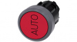 3SU1030-0AB20-0AQ0 SIRIUS ACT Push-Button front element Metal, matte, red