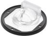 FN14645 STELLA-T4, Линза для LED; круглая; Мат-л: силикон; прозрачный; Цвет: черный, LEDIL