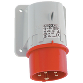 26050, CEE surface mounted device plug red 16 A/400 VAC, Bals