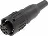 T 3425 501, Вилка; DIN; "мама"; PIN:6; прямой; на провод; пайка; посеребренные, Amphenol