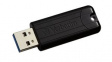 49316 USB Stick, PinStripe, 16GB, USB 3.0, Black
