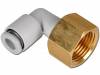 KQ2LF10-02A, Быстроразъемное соединение; с резьбой, угловой 90°; Rc 1/4", SMC PNEUMATICS