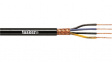 C3075 [100 м] Data cable shielded   3  x0.75 mm2 Copper strand PVC black