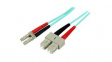 A50FBLCSC2 Fibre Optic Cable Assembly 50/125 um OM3 Duplex LC - SC 2m
