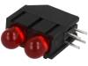L-1503EB/2ID LED; в корпусе; Кол-во диод:2; 5мм; THT; красный; 8-30мкд; 60°