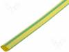 CB-HFT(2X) 19.1 yellow/green 1m, Термоусадочная трубка; 2:1; 19,1мм; L:1м; желто-зеленый, CYG