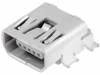 565790576, Гнездо; USB AB mini; на плату; SMT; PIN:5; горизонтальный; 0,8мм, Molex