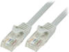CP1012U Patch cord; U/UTP; 5e; многопров; CCA; ПВХ; серый; 0,25м; 26AWG