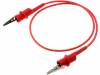 6576-24-2 POMONA, Измерительный провод; силикон; 0,6м; красный; 10А; 1000В, Pomona