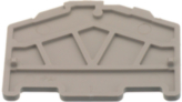 1706110000, ZAP/TW7 End plate Dark Beige, Weidmuller