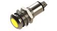 528-521-21 LED Indicator yellow 12 VDC Soldering lugs