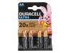 MN1500 ULTRA POWER, Батарея: щелочная; 1,5В; AA; ULTRA; Кол-во бат: 4, Duracell