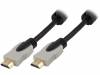 DK-330112-020-D, Кабель; HDMI 1.4; вилка HDMI, с обеих сторон; 2м; черный, DIGITUS