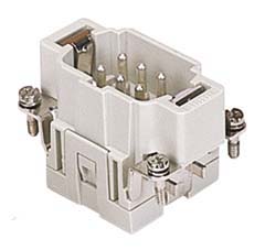 JSEM 06, male insert, 6 poles + PE, ILME