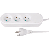 KF-DB-03-W1, Outlet Strip, 3xDenmark Type K, 1.5 m, Maxxtro