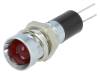 2692.8221, Индикат.лампа: LED; вогнутый; 12ВDC; Отв: O8мм; на печатную плату, Mentor