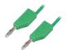 28.0119-10025, Измерительный провод; ПВХ; 1м; зеленый; 32А; 60В, Staubli (former Multi-Contact )