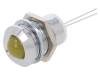 2676.8071, Индикат.лампа: LED; выпуклый; Отв: O12мм; на печатную плату, Mentor