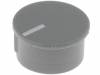 K85 CAPS GREY, Заглушка; термопластическая пластмасса; распорным стержнем, Cliff