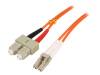 FP1LS01 Разъем: световодный; patchcord; LC, SC; на защелки; Кат: OM1; "папа"