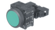 3SB3205-0AA41 Illuminable flat pushbutton green with contact elements and lampholder BA9s