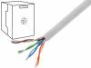 U/UTP5E-FCCA-305, Кабель; U/UTP; 5e; многопров; CCA; 4x2x26AWG; ПВХ; серый; 305м, Goobay