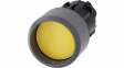 3SU1030-0CB30-0AA0 SIRIUS ACT Push-Button front element Metal, matte, yellow