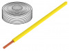 125-013, Провод; многопров; Cu; 1x0,25мм2; ПВХ; желтый; 100В; -10?85°C; 10м, Donau