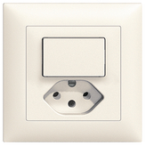87063.FMI.61, EDIZIO DUE Switch flush mounting, Feller CH