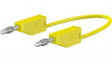 28.0119-20024 Test Lead 2m Yellow 30V Nickel-Plated
