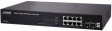 GSD-802PS Switch 8x 10/100/1000 PoE 2x SFP Desktop 19"