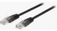 VLCT85000B10 Patch Cable CAT5e UTP 1 m Black