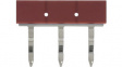 PYDN-6.2-030R Short Bar;Short Bar, Red, Pitch=6.2 mm, Poles=3, Value Desig