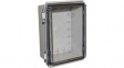 CHDX8-323C X8 Heavy Duty Hinged Enclosure, ABS, Transparent Lid, 135 x 185 x 85 mm, IP66/67