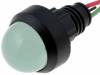LKD12-24-G Индикат.лампа: LED; выпуклый; 12?24ВDC; 12?24ВAC; Отв: O13мм; IP20