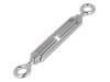 SCI-A-M6-A4, Turnbuckle; acid resistant steel A4; for rope; eye/ eye; 10mm, KRAFTBERG