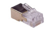 01182-001 [10 шт] Shielded RJ12 Plug, 10pcs, Suitable for FA51/FA54/P1214/P1224-E/P1254